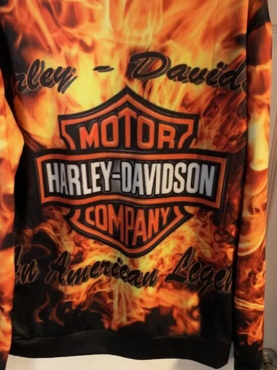 (NEW) HARLEY-DAVIDSON MENS HOODIE - Picture 4 of 4